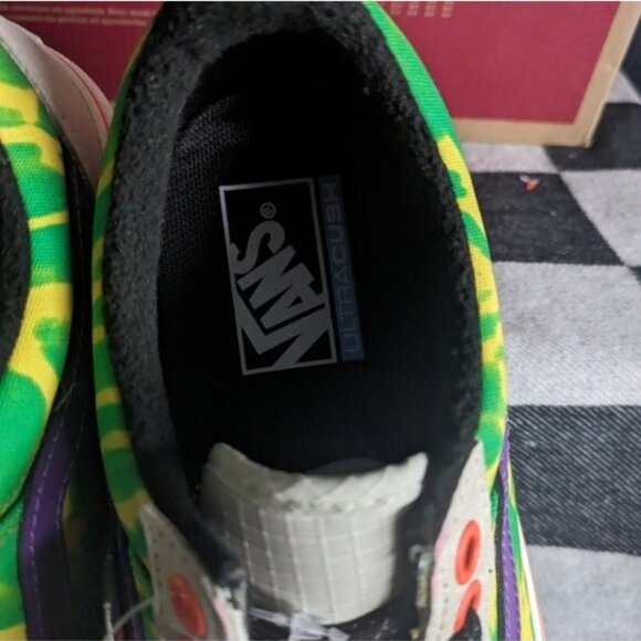 Vans Old Skool MTE 1 Women 8 Tripped Put Trekker White Green Suede Gf 112025 - Picture 4 of 15